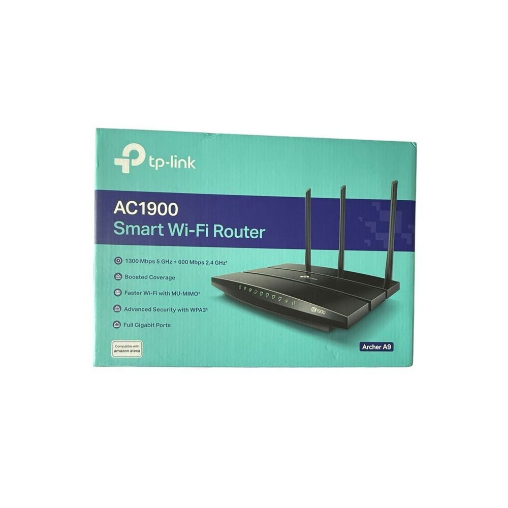 New In Box and Packaging AC1900 Smart Wi-Fi Router Archer A9 - Picture 2 of 5
